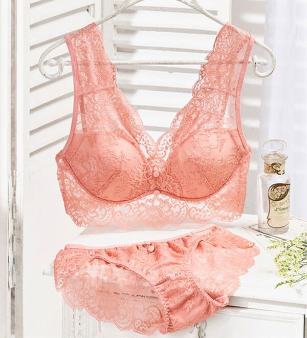 YU'NOW（ユナウ）の「リラックスレーシーブラレット＆ショーツセット（ブラジャー＆ショーツセット）」｜詳細画像