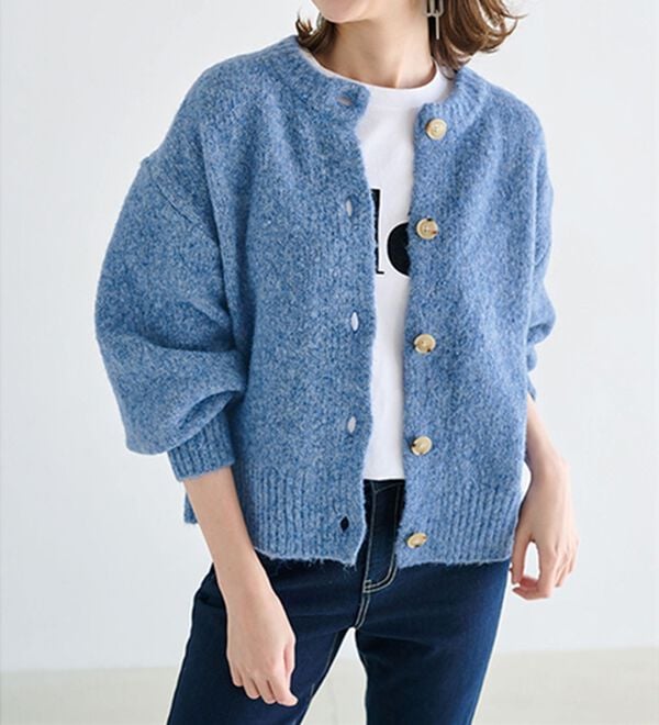 カラーショートカーディガン - ベルーナ【公式】