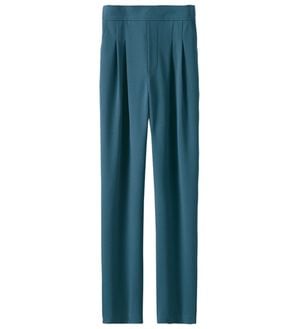 BELLUNA（ベルーナ）の「－３ｋｇ見え大人のゆったりテーパードパンツ（テーパードパンツ）」｜ダークグリーン