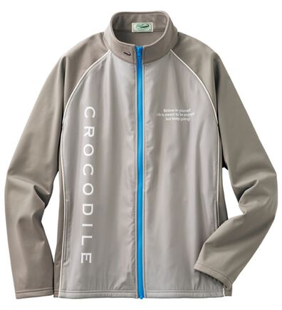 「＜クロコダイル＞防風テック裏フリースジャケット（メンズジャケット）」