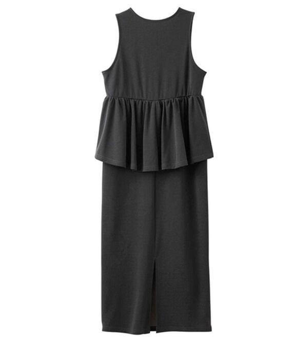 再入荷】楽ちん！ペプラムジャンパースカート - ベルーナ【公式】