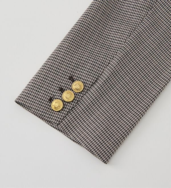 RANAN（ラナン）の「洗える！ゴールド調ボタンWテーラードジャケット（テーラードジャケット）」｜詳細画像