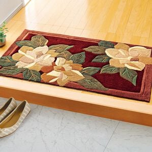 「ロイヤルフック玄関マット（玄関マット）」｜エンジ