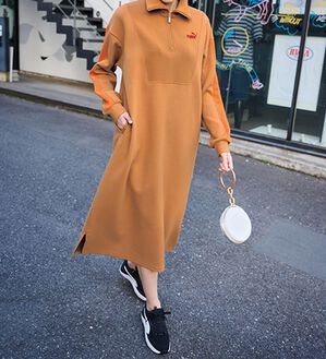 RANAN（ラナン）の「＜ｐｕｍａ＞コアヘリテイジ　ＭＸ　ロングドレス（その他ワンピース）」｜キャメル