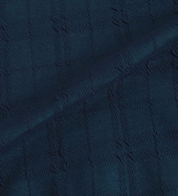 「＜コムルヴァン・オム＞チェック柄ふくれジャカードトレーナー（メンズトレーナー）」｜詳細画像