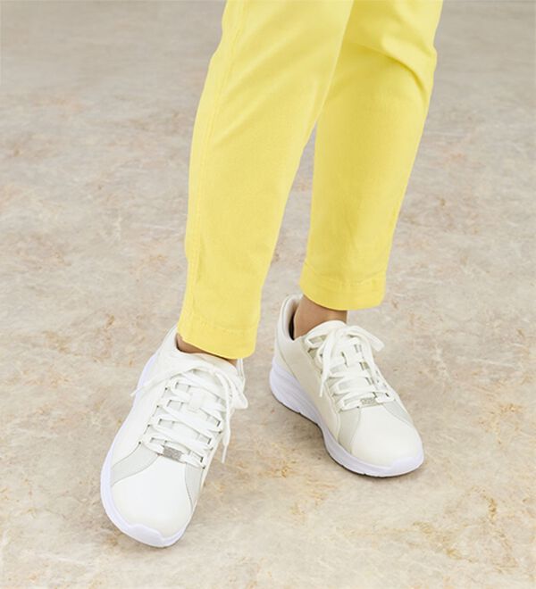 ルフラン（ルフラン）の「４Ｅエナメル切替美脚見せスニーカー（スニーカー）」｜詳細画像