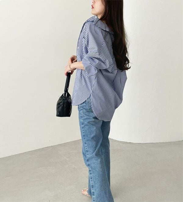 GeeRA（ジーラ）の「アソート柄オーバーサイズシャツ（シャツ）」｜詳細画像