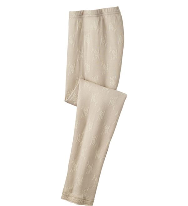 「【３色組】なめらかシルク入りジャカードボトム　７分丈（肌着・インナーウェア）」｜詳細画像