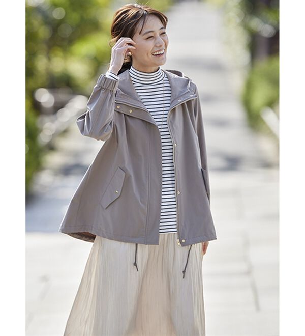 BELLUNA（ベルーナ）の「２枚組！秋冬に使える万能アウター（ハーフコート）」｜詳細画像