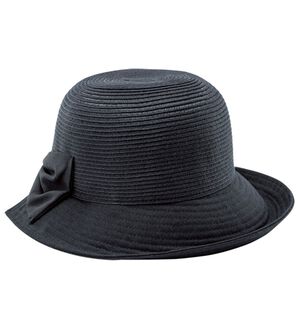 BELLUNA（ベルーナ）の「洗える！ブレード　コンビクロッシェ（帽子）」｜ブラック