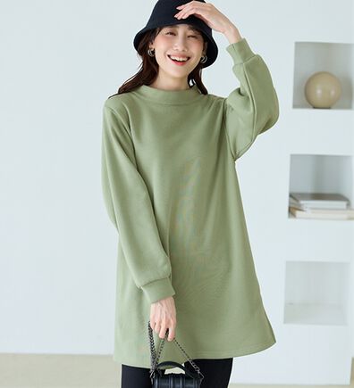BELLUNA（ベルーナ）の「ふんわり素材軽ぽかチュニックワンピース（チュニック）」