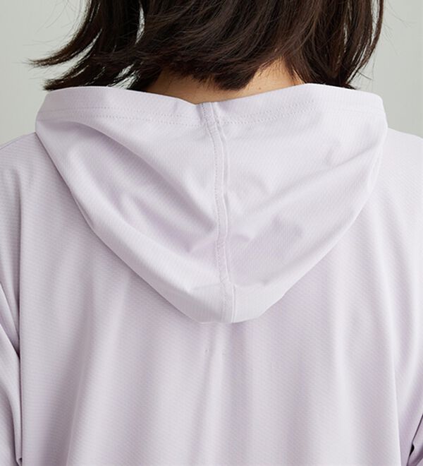 BELLUNA（ベルーナ）の「【接触冷感/UV対策/軽量】ヒンヤリ＆UV対策軽量パーカー（パーカー）」｜詳細画像