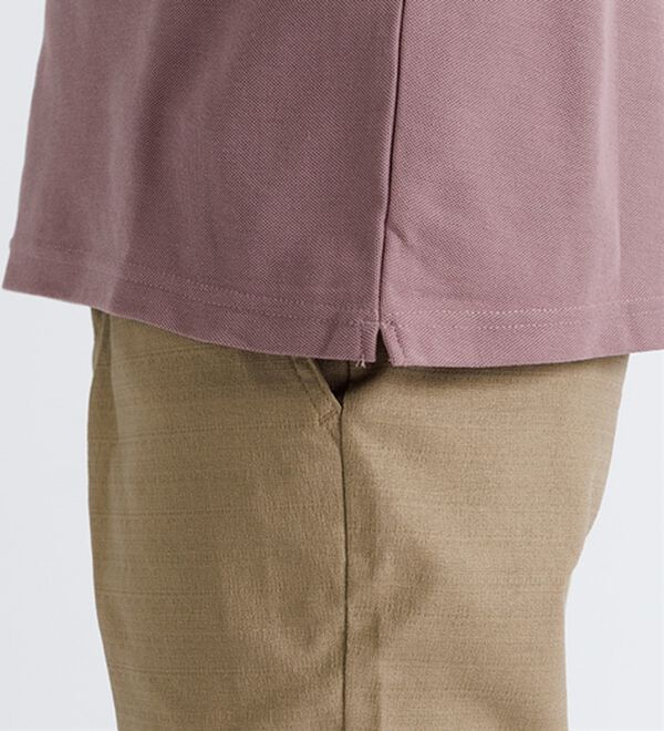 「＜アーノルド　パーマー＞ワンポイント刺しゅう鹿の子ポロシャツ（長袖・半袖）（メンズポロシャツ）」｜詳細画像