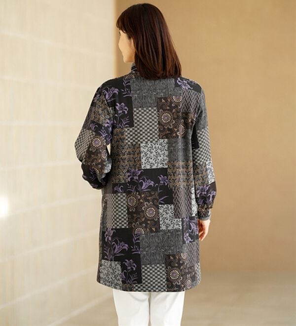 ルフラン（ルフラン）の「【２色組】和柄チュニック＜穂花～ほのか～＞（チュニック）」｜詳細画像