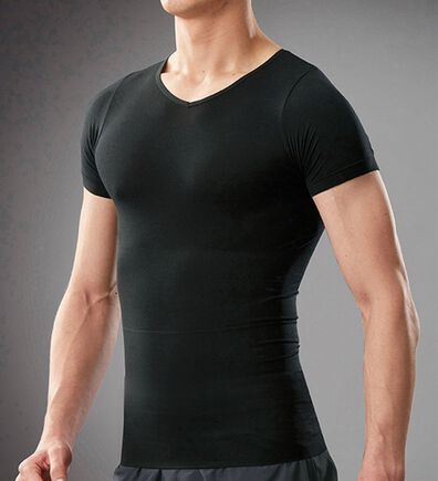 「＜ライザップ＞着圧半袖トップス（メンズ肌着・インナーウェア）」