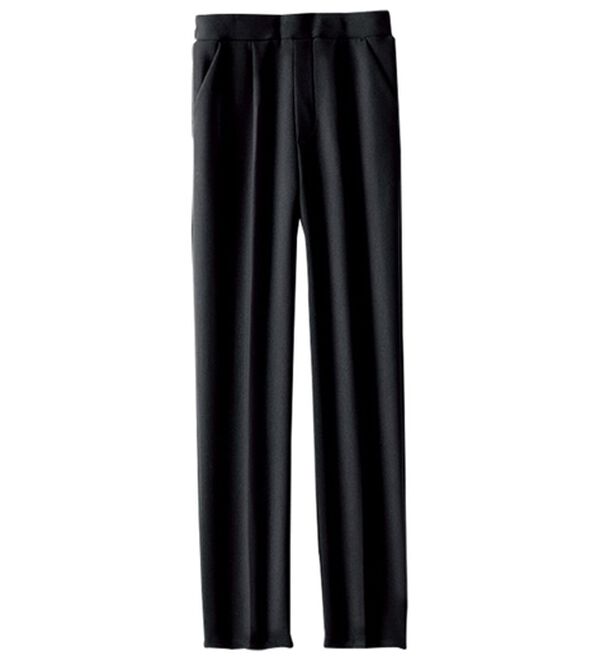 BELLUNA（ベルーナ）の「裏起毛ジョーゼット素材テーパードパンツ（テーパードパンツ）」｜詳細画像