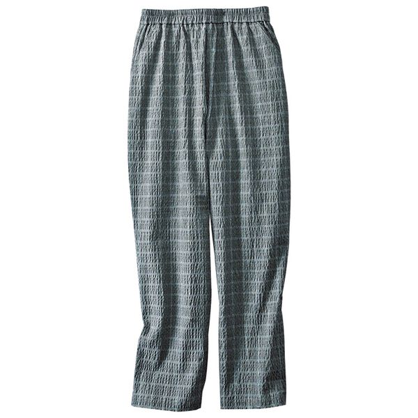 BELLUNA（ベルーナ）の「サッカー素材ゆったりシェフパンツ（ワイドパンツ・ガウチョ）」｜詳細画像