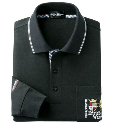 「新デザイン長袖ブランドポロシャツ（メンズポロシャツ）」