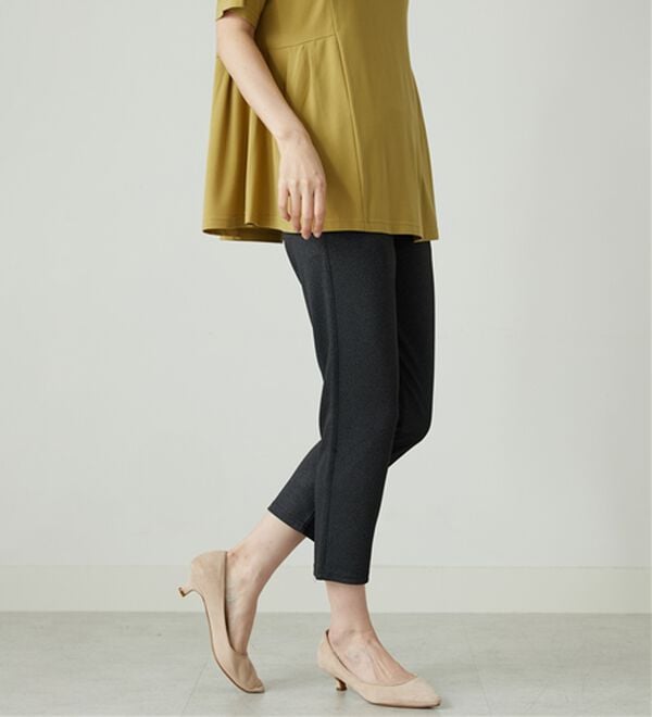 BELLUNA（ベルーナ）の「【接触冷感】ヒンヤリ速乾！かのこ素材レギンスパンツ（スパッツ・レギンス）」｜詳細画像