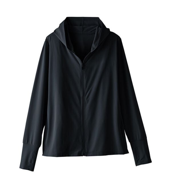 BELLUNA（ベルーナ）の「【接触冷感/UV対策/軽量】ヒンヤリ＆UV対策軽量パーカー（パーカー）」｜詳細画像