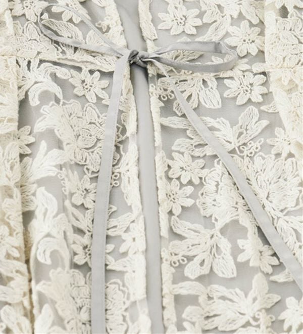 RANAN（ラナン）の「バックリボンデザインレースワンピース（その他ワンピース）」｜詳細画像