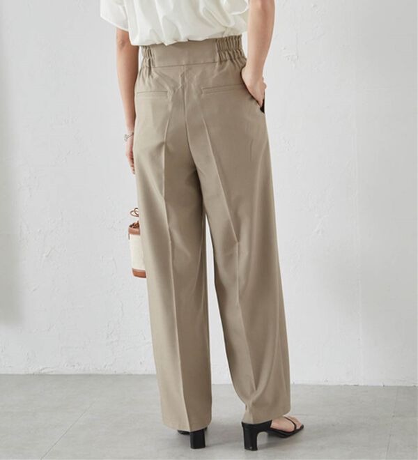 RANAN（ラナン）の「ハイウエストジップワイドパンツ（ワイドパンツ・ガウチョ）」｜詳細画像