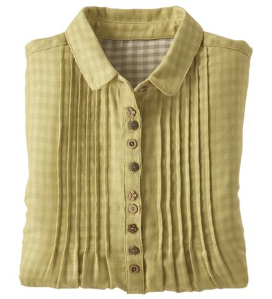 BELLUNA（ベルーナ）の「綿１００％ダブルガーゼブラウス（ブラウス）」