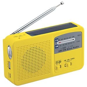 「機能充実！マルチコンパクトラジオ（テレビ・オーディオ・カメラ機器）」｜イエロー