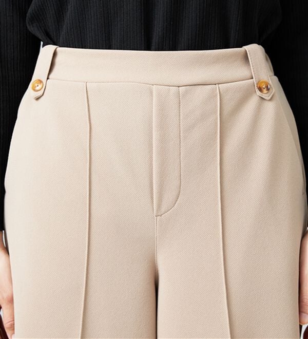 BELLUNA（ベルーナ）の「ツイルストレッチ素材ワイドパンツ（その他パンツ）」｜詳細画像