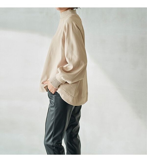 裏起毛！毛玉になりにくい！ニット切替プルオーバー - ベルーナ【公式】