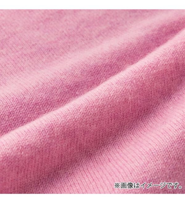 VINNO（ヴィノ）の「贅沢カシミヤ衿リブニットプルオーバー（ニット・セーター）」｜詳細画像
