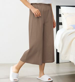 「サラッと涼しい楊柳ボトム（パジャマ・ルームウェア）」｜詳細画像