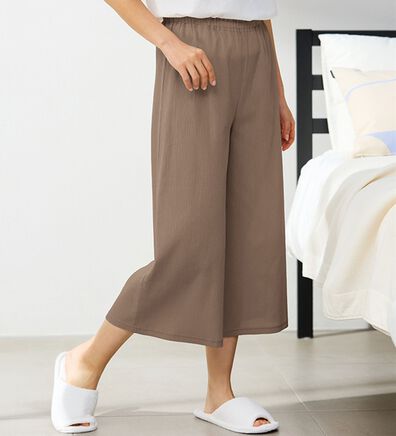 「サラッと涼しい楊柳ボトム（パジャマ・ルームウェア）」