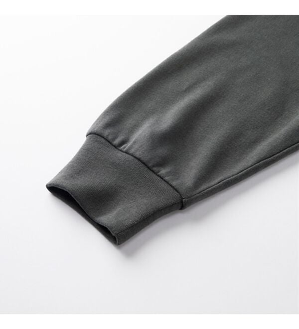 YU'NOW（ユナウ）の「【上下２点セット】バックロゴプルオーバーチュニック＆フレアパンツセット（パジャマ・ルームウェア）」｜詳細画像