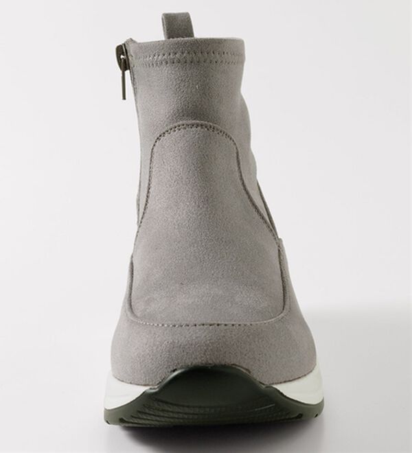 BELLUNA（ベルーナ）の「４Ｅ厚底ビジュー使いストレッチブーツ（ブーツ）」｜詳細画像