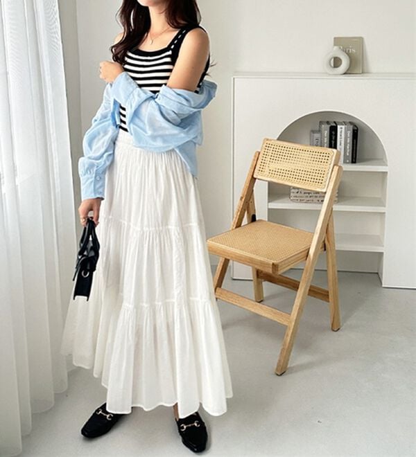 GeeRA（ジーラ）の「２ＷＡＹ配色ニットタンクトップ（ニット・セーター）」｜詳細画像