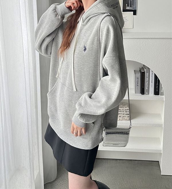 GeeRA（ジーラ）の「【U.S. POLO ASSN.】フード刺繍裏起毛パーカー（パーカー）」｜詳細画像