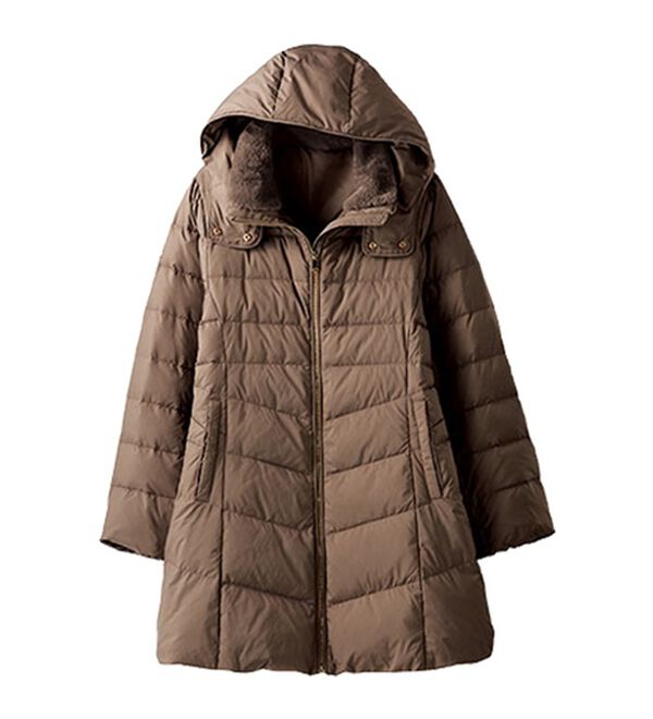 BELLUNA（ベルーナ）の「フレンチダウン使いロング丈デザインコート（ロングコート）」｜詳細画像