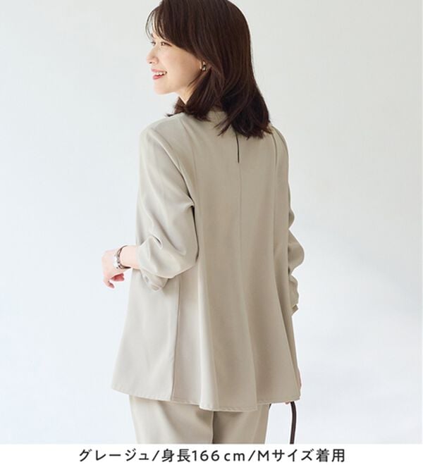 Viola e Viola（ヴィオラ エ ヴィオラ）の「【入学式・卒業式】Ａラインセレモニーセットアップ（パンツスーツ）」｜詳細画像