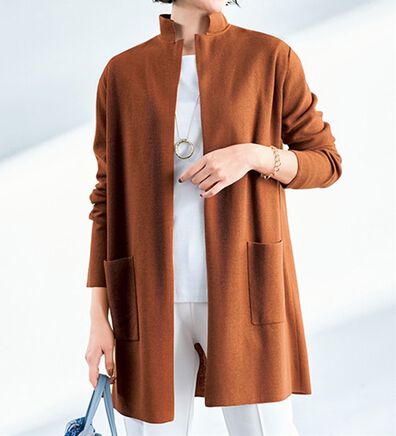 VINNO（ヴィノ）の「ニットジャケットコーディガン（その他ジャケット）」