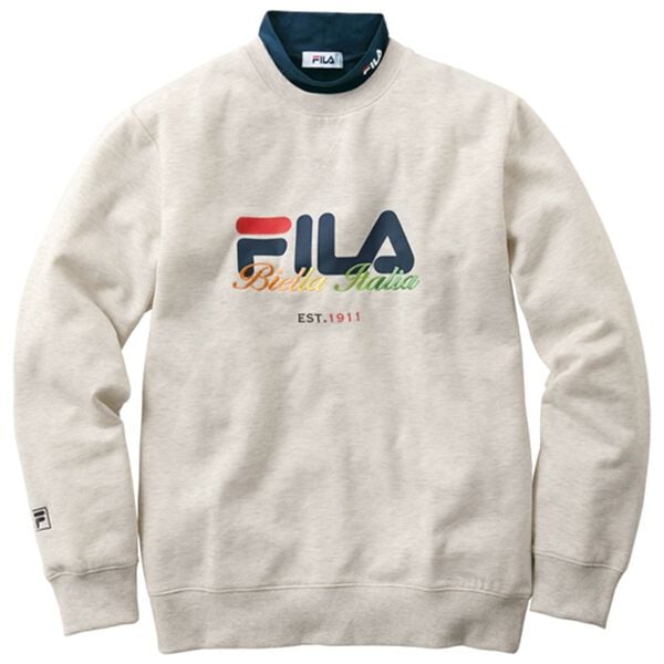 「【２点セット】＜フィラ＞コーデ済トレーナー（メンズトレーナー）」｜オートミール