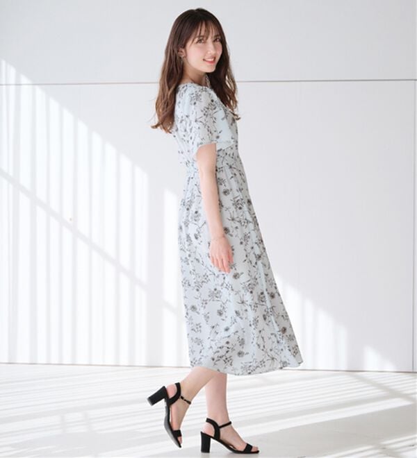 alotta（アロッタ）の「【お客様企画】欲しいが詰まったひんやり花柄ワンピース（プリントワンピース）」｜詳細画像