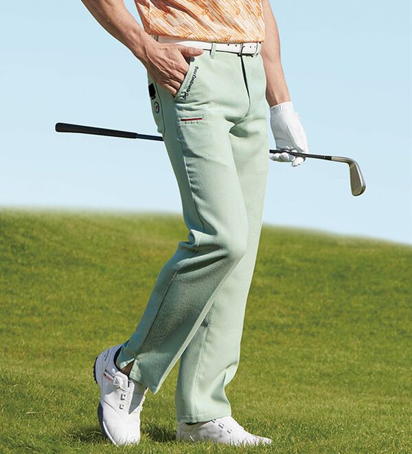 「＜トランスコンチネンツゴルフ＞急速ドライアクティブゴルフパンツ（メンズフルレングスパンツ）」｜詳細画像