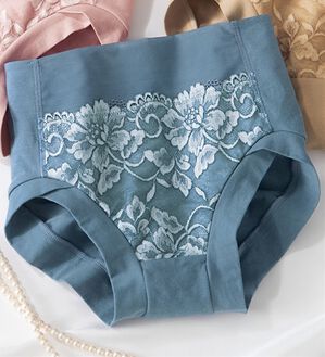 LAVIENNE（ラヴィエンヌ）の「楽してキレイお腹すっきりショーツガードル（ショーツ）」｜クラシックブルー