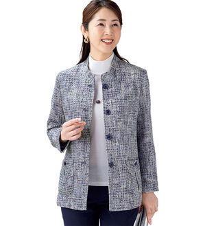 ルフラン（ルフラン）の「シルク混ジャケット（その他ジャケット）」｜パープル系