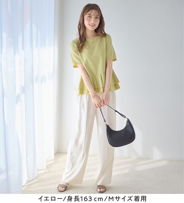 alotta（アロッタ）の「スクエアネックティアードトップス（カットソー）」｜詳細画像