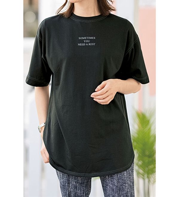 ルフラン（ルフラン）の「【４色組】ちょいかわ大人のハンサムＴシャツ（Tシャツ）」｜詳細画像