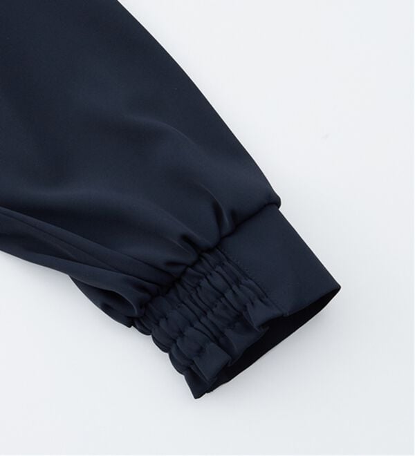 RANAN（ラナン）の「【２点セット】洗える！バックパール調ペプラムチュニックセットアップ（パンツスーツ）」｜詳細画像