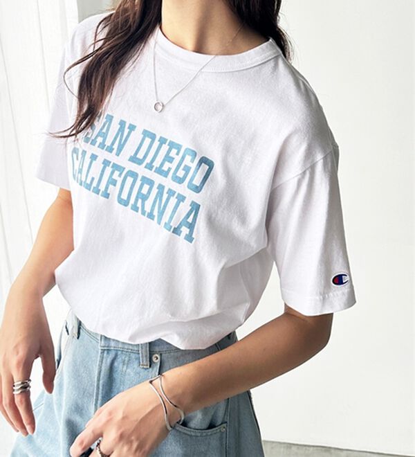 GeeRA（ジーラ）の「【ｃｈａｍｐｉｏｎ】ロゴＴシャツ（Tシャツ）」｜詳細画像