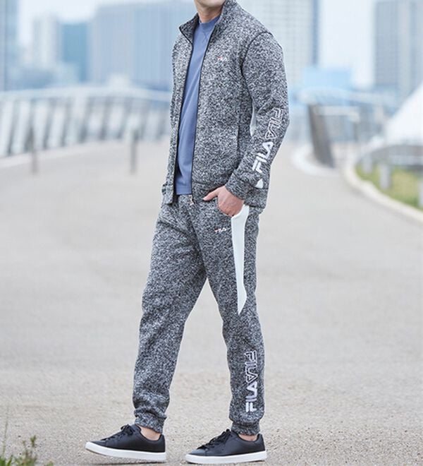 「＜フィラ＞ニットフリースアクティブスーツ（メンズルームウェア）」｜詳細画像